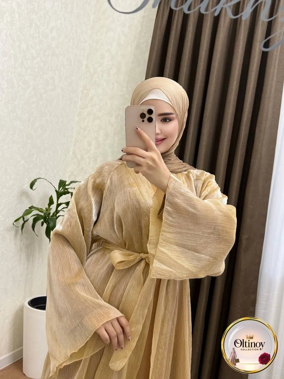 Toshli arganza abaya — Oltinoy Collection optom